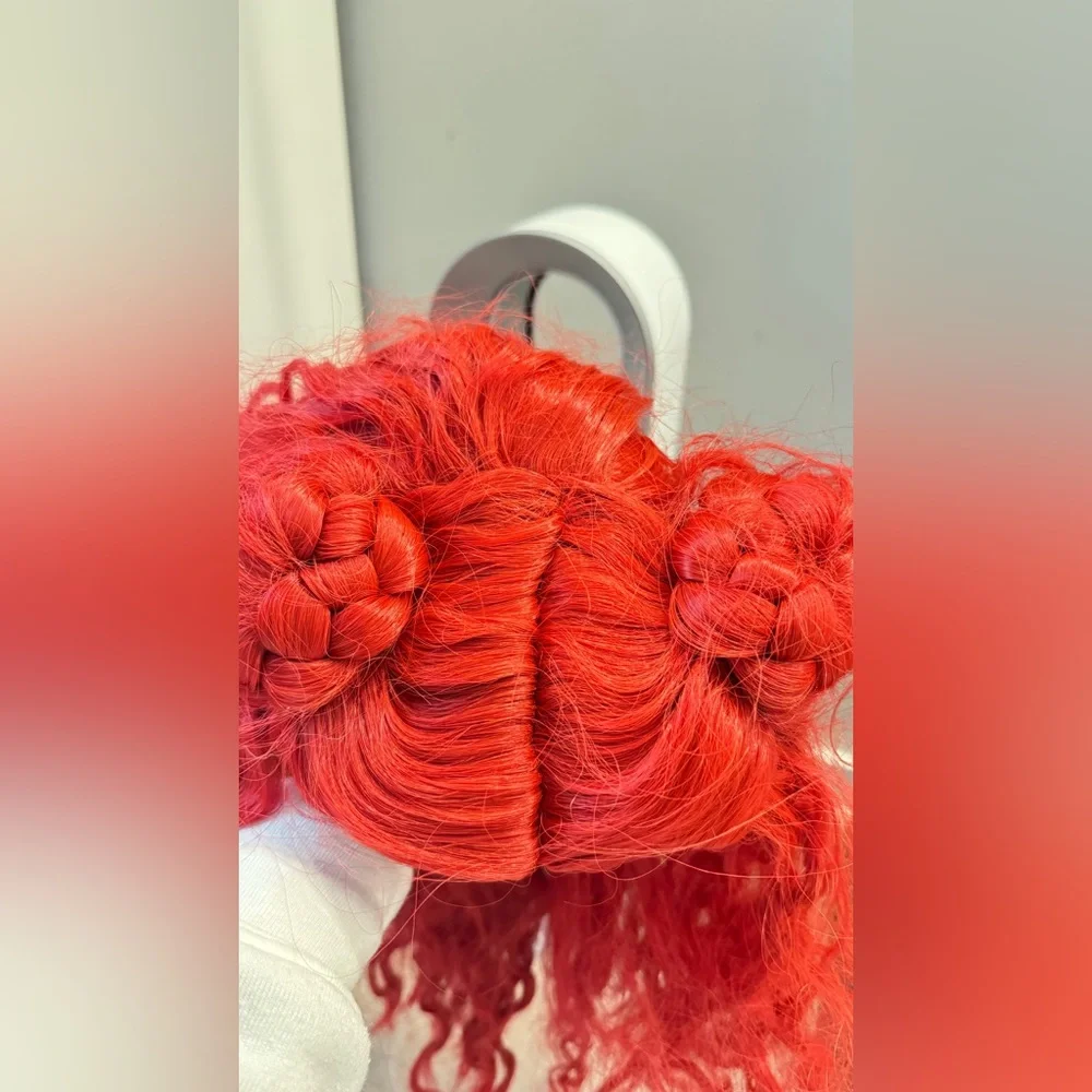 Disney Descendants Red Kids Costume with wig - Picture 12 of 16